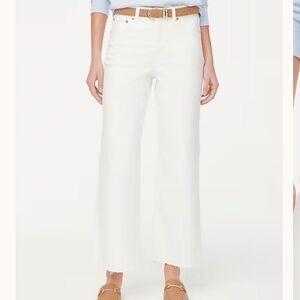 J. Crew women’s Wide-leg crop jeans in all-day stretch size 28